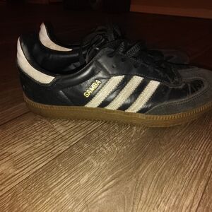 Adidas Samba Kids Shoes - Black and White